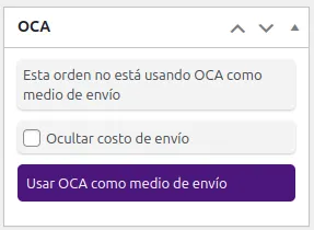 Orden sin oca