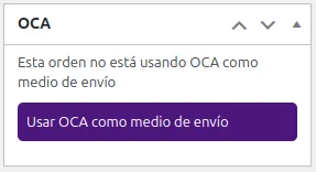 Orden sin oca